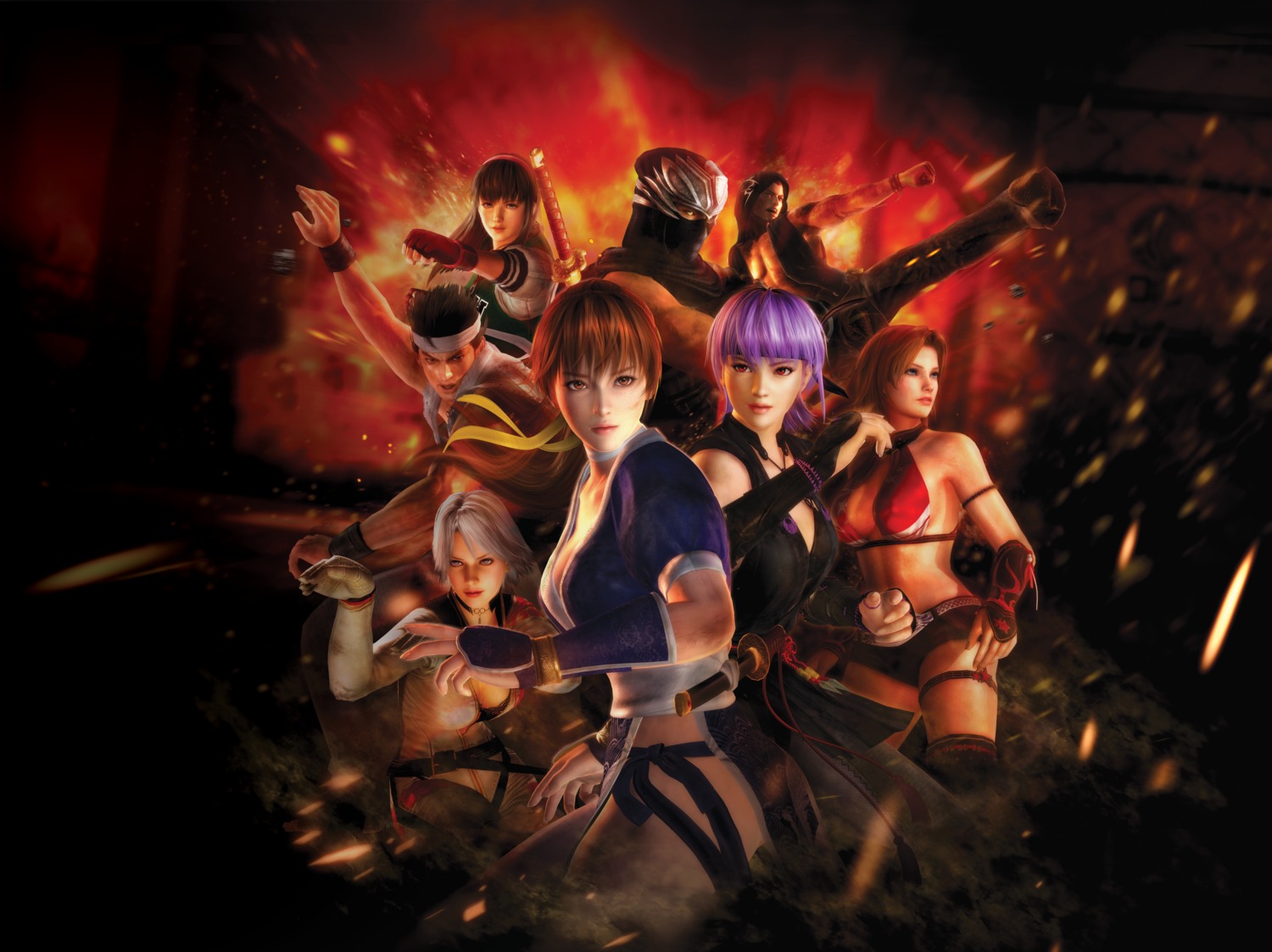 Koei Tecmo Dead Or Alive Dead Or Alive 5 Ayane Doa Christie Hitomi Kasumi Rig Ryu Hayabusa